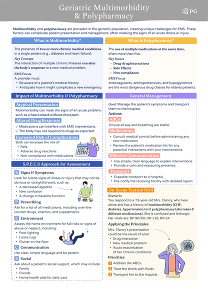 Pediatric & Geriatric Considerations - Paramedic & EMS