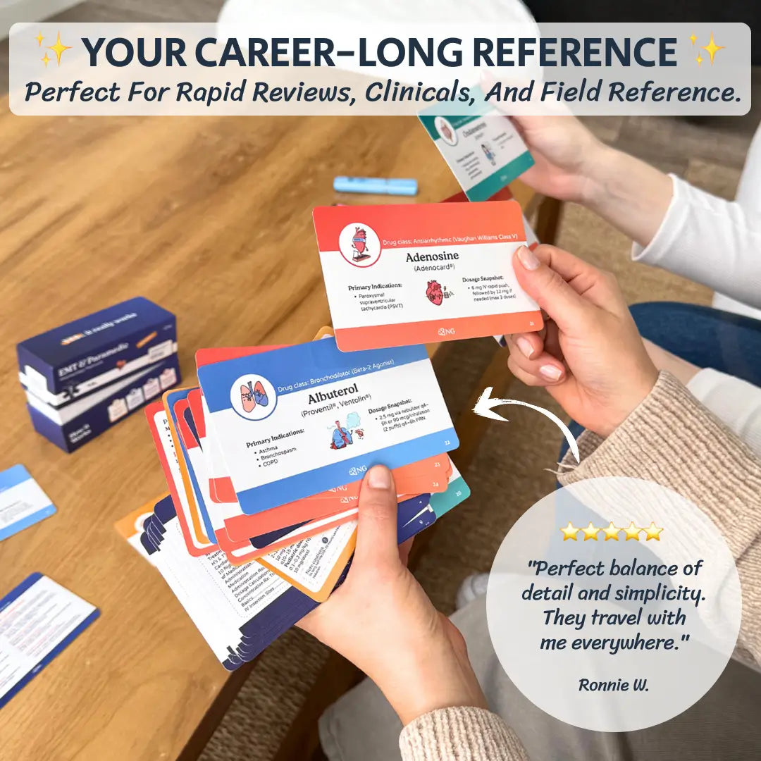 EMT & Paramedic Pharmacology Flashcards